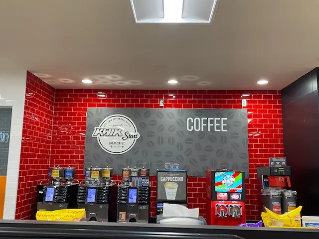 Kwik coffee machines on the display of the website