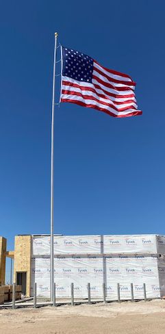 FLAG POLE INSTALLATION